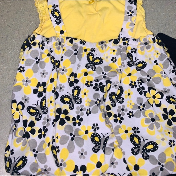 2T 24M bubble top outfit with ruffle leggings set - Picture 8 of 9